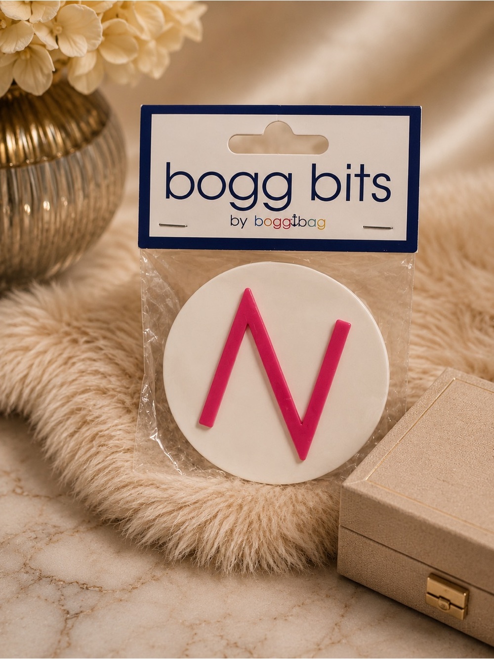 bogg bits by boggbag Monogram N Charm